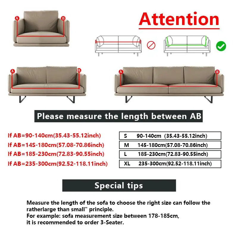 Floral Pattern Sofa Cover, 1 Count Sofa Slipcover with 1 Count Seat Cushion Cover, Dustproof Sofa Cover for Home Living Room Decor 1