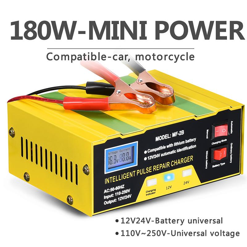 Máy sạc bình 12V 24V 3AH đến 200AH BOLAIMEI BLM-168 sạc cho quy ô tô ăc quy xe máy ắc quy đồng nai ắc quy gs bình khô và nước tự ngắt khi đầy chống ngược cực có quạt tản nhiệt