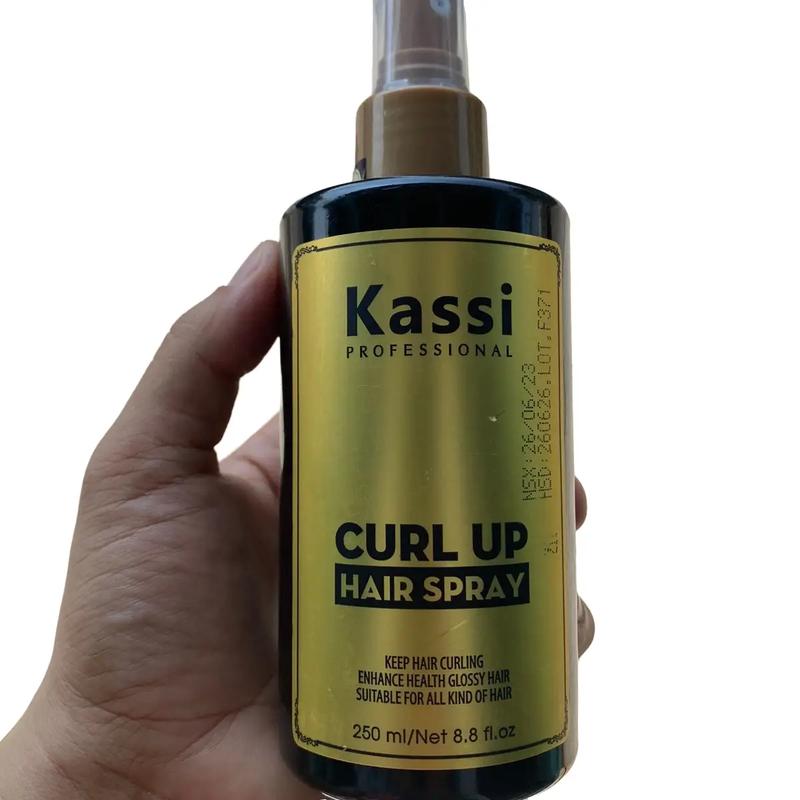 XỊT DƯỠNG KASSI DÀNH CHO TÓC XOĂN 250ml sử dụng chăm sóc tóc hàng ngày thơm mượt vào nếp Nữ Women Dưỡng Tóc