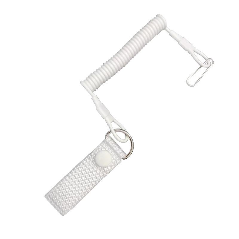 Product Introduction of Tactical Retractable Spring Elastic Rope Buckle Anti-lost Strap Keychain Portable Fishing Lanyard Outdoor Camping Tool Equipment 3