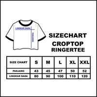 Gambar Seishin Kaos Crop Top Ringertee Hawkins 1983 Middle school T-shirt wanita lengen pendek Atasan - Putih lis maron, S dari SEISHIN_NEW Kab. Cirebon 5 Tokopedia