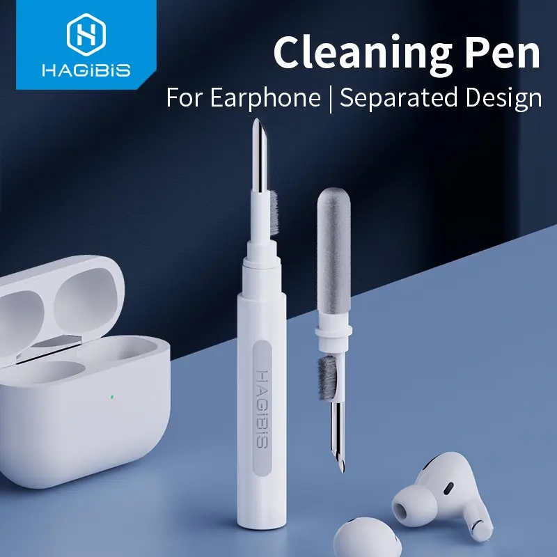 Cleaner Pen Kit for Earbuds with Cleaning Brush Microfiber Earphone