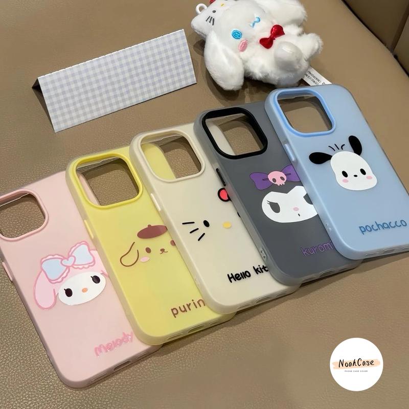 Dễ thương Kitty Cho Ốp Lưng IPhone12promax Ốp Lưng Cho IPhone 15 11 13 16 12 14 Pro Max XR XS X Max 15 8 7 16 13 Plus Cho ôpp lưng iphone Crayon Shin-chan