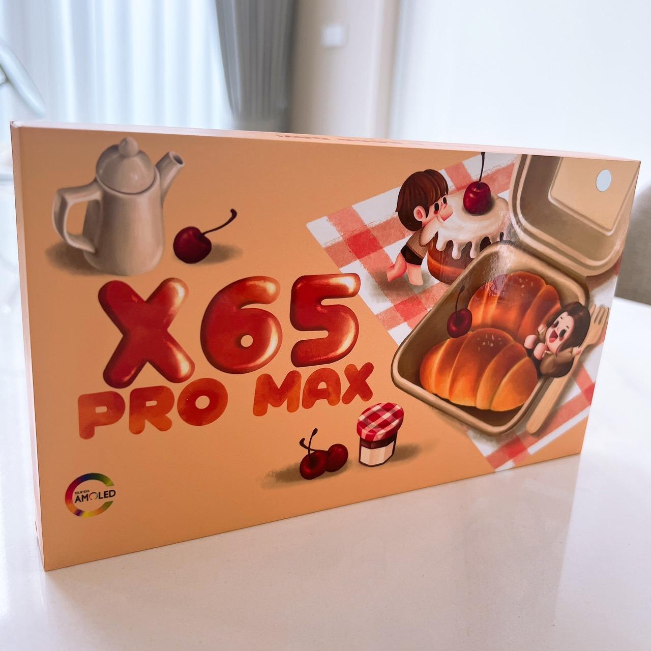 X65 Pro max รุ่นครัวซองต์ หน้าจอ AMOLED ไร้ขอบ 2025 แถมสายถัก+สายจุด+เคส+ฟิม