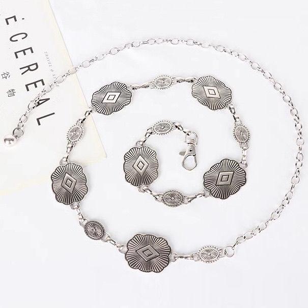 Thắt Lưng Dây Chuyền Đeo Hông, Thời Trang Ins Mới, Dây Chuyền Kim Loại Dễ Phối Đồ Đồ Trang Trí Cổ Điển Váy Phù Hợp, Thích Hợp Để Mặc Với Váy 4