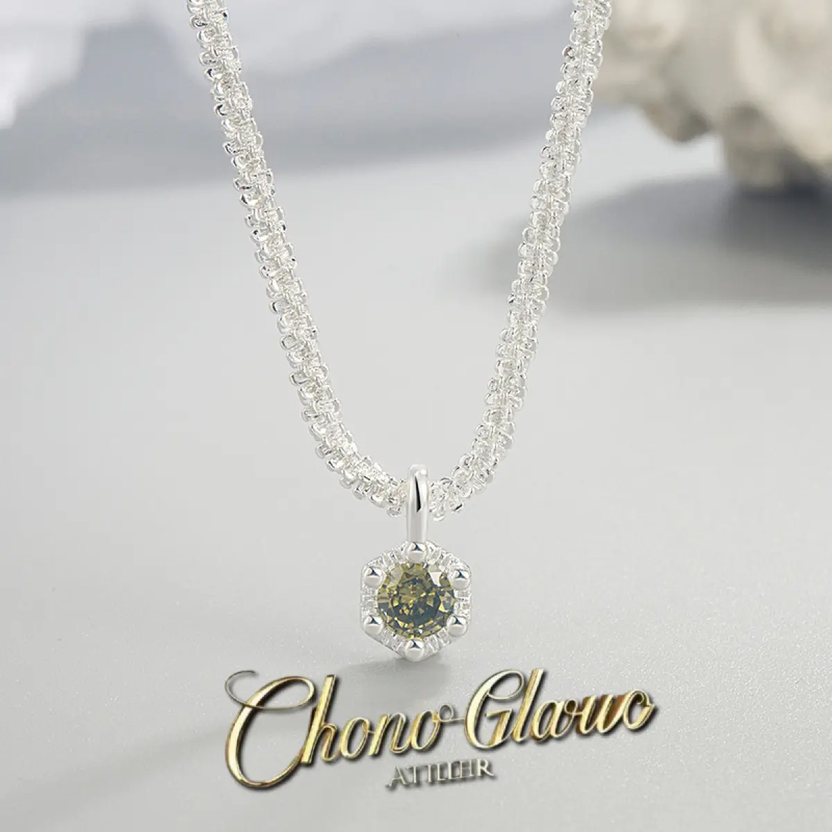 Vòng Cổ Cổ Điển, Rừng Xanh Ô Liu, Dành Cho Phụ Nữ, Đơn Giản Và Hợp Xu hướng, Mặt Dây Chuyền Cao Cấp, Ngầu Và Lấp Lánh, Dây Chuyền Xương Đòn, Đồ Trang Sức Cá Tính