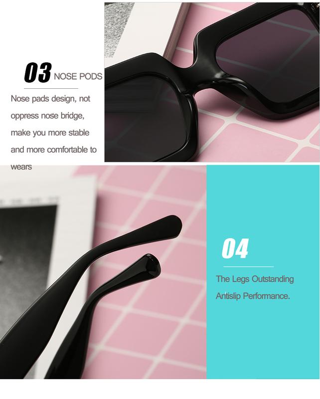Product Introduction of Oversized Sunglasses Women Large Size Sunglasses Men Transparent Gradient Frame Vintage Big Retro Sun Glasses Female Male 13