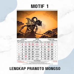 Lengkap Pranoto Mongso Kalender Jawa Komplit Wuku & Ringkel 2026 Ukuran 31 cm x 40 cm Bahan Ap 230 Gsm & Hvs 70 Gram Cocok untuk Acara Resepsi Jawa Motif Wayang Walisongo Semar Mekah Lengkap Pranoto Mongso Kalender Jawa Komplit Wuku & Ringkel 2026 Ukuran 31 cm x 40 cm Bahan Ap 230 Gsm & Hvs 70 Gram Cocok untuk Acara Resepsi Jawa Motif Wayang Walisongo Semar Mekah