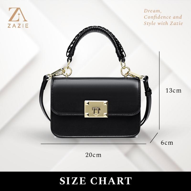 【ZAZIE】Caroline Bags - Tas Selempang Wanita, Fashion, PU Leather (12878) 4