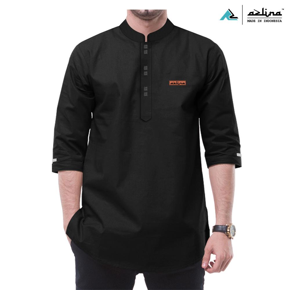 Baju Koko Pria Dewasa Bahan Katun Madinah Terbaru Kurta Muslim Pria Azlina Formal Nyaman Simple Model Elegan Stylish Lengan 3/4 Baju Koko Pria Dewasa Bahan Katun Madinah Terbaru Kurta Muslim Pria Azlina Formal Nyaman Simple Model Elegan Stylish Lengan 3/4