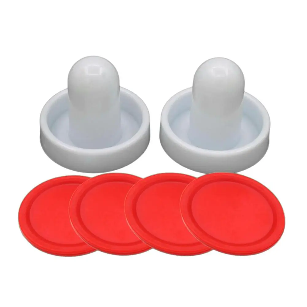 Air Hockey Pushers and Air Hockey Pucks Slider Pusher Goal Handles Paddles