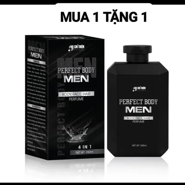 COMBO 2 chai  Sữa Tắm Gội PERFECT BODY MEN  4in1 dành cho nam, cực cuốn hút, dung tích 350ml