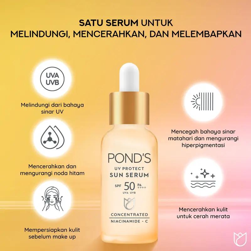 Ponds UV Protect Sunserum SPF50 Bottle 30g 6