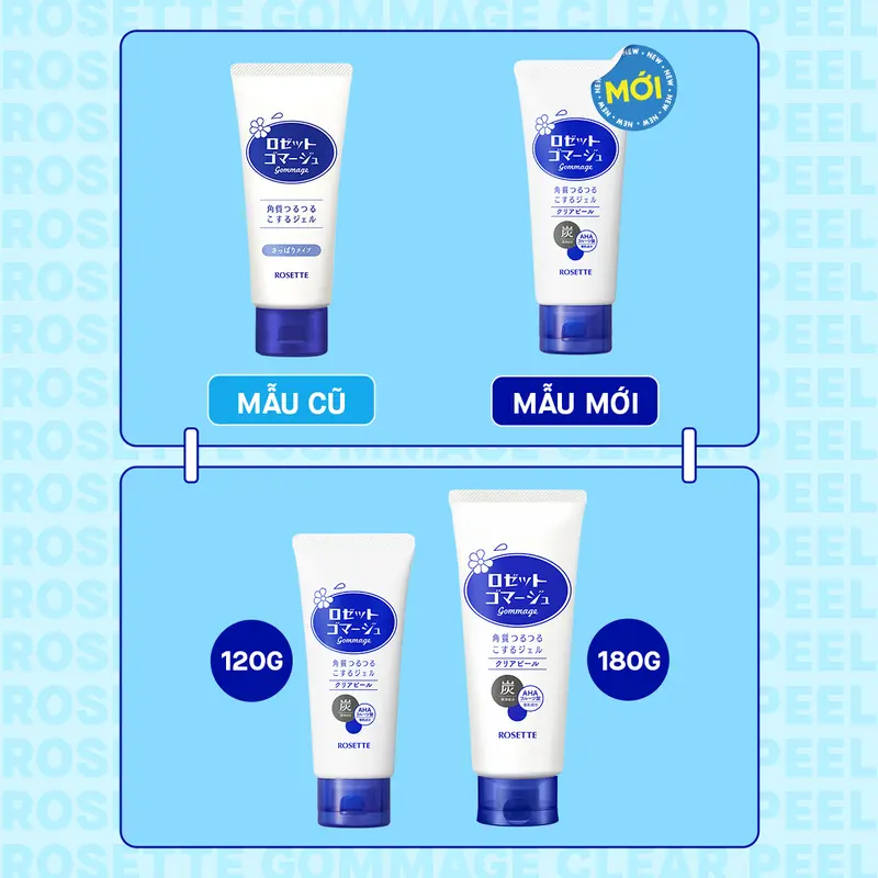 Tẩy Tế Bào Chết Rosette Hỗ Trợ Thu Nhỏ Lỗ Chân Lông Gommage Clear Peel 120G 5