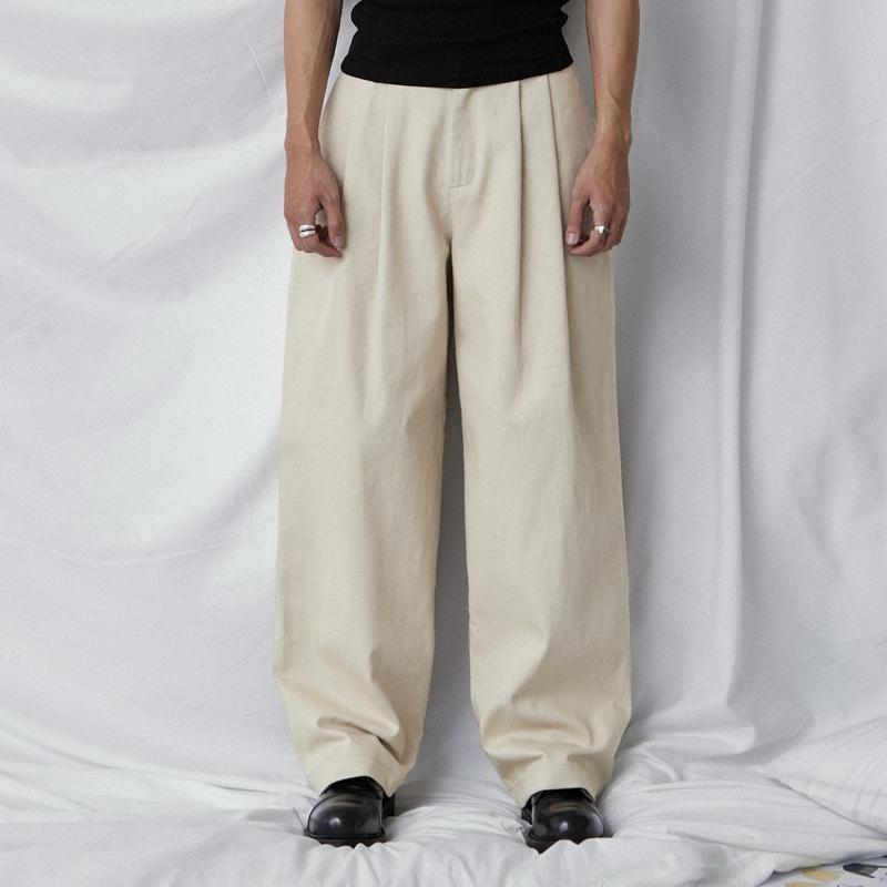 TRIGGER CLUB - QUẦN KAKI XẾP LY ỐNG RỘNG - TGC PLEATED TROUSER PANTS