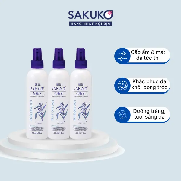 Xịt khoáng lotion REIHAKU ý dĩ 250ml_KUMANO YUSHI_Hàng Chuẩn Nhật_Sakuko Store