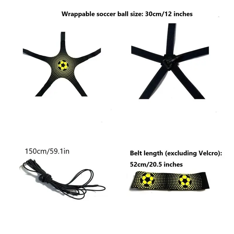 Adjustable Football Kicking Training Belt, Portable Football Practice Equipment For Children, Valentine's Day Gift, Sports Gear 1