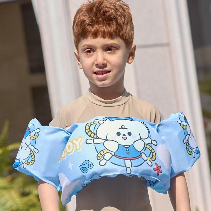 Product Introduction of Arm Sleeve Safety Vest Not Falling Off Child Float Arm Sleeve Adjustable Anti Rollover Child Buoyancy Vest Stable Cartoon Swimming Vest Beach 14