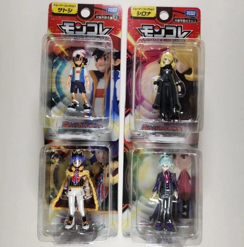 Chính Hãng | Mô Hình Đồ Chơi Pokemon Moncolle Takara Tomy Trainer Leon, Cynthia, Steven Toy