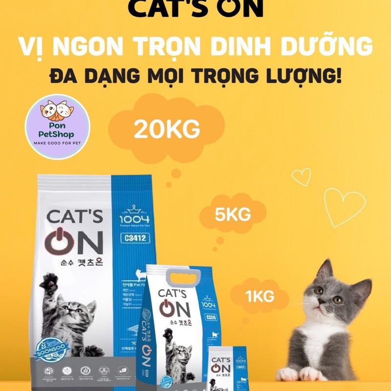 Thức ăn hạt cho Mèo Cat's On túi 5Kg Cat on Cats On All Life Stages