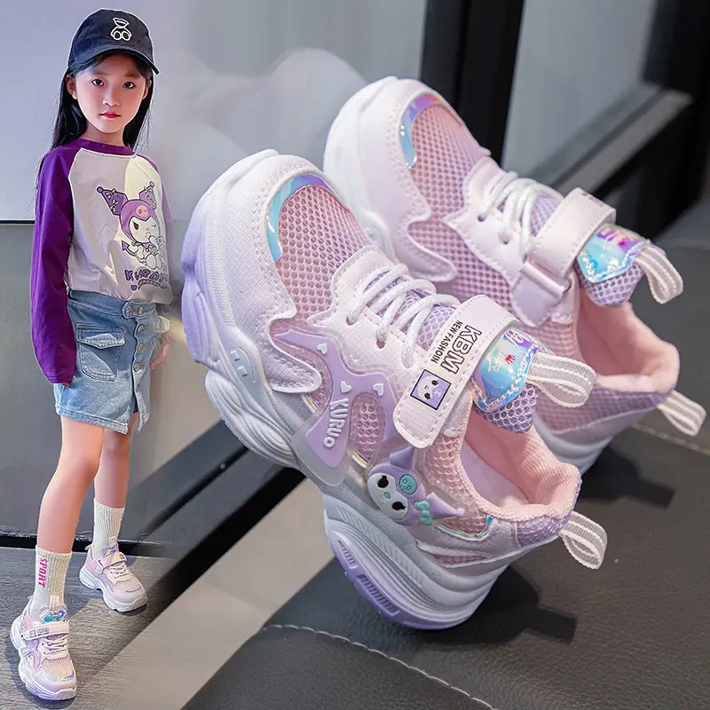 JINTOHO Fashion Breathable Girls Sneakers Nice Designs Lightweight Comfortable Kids Sport Shoes