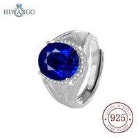 Gambar HIWANGO Cincin Pria Zirkon AAAAA Perak 925 Safir Fashion - Perak, Dapat disesuaikan dari HIWANGO Kab. Gresik 5 Tokopedia