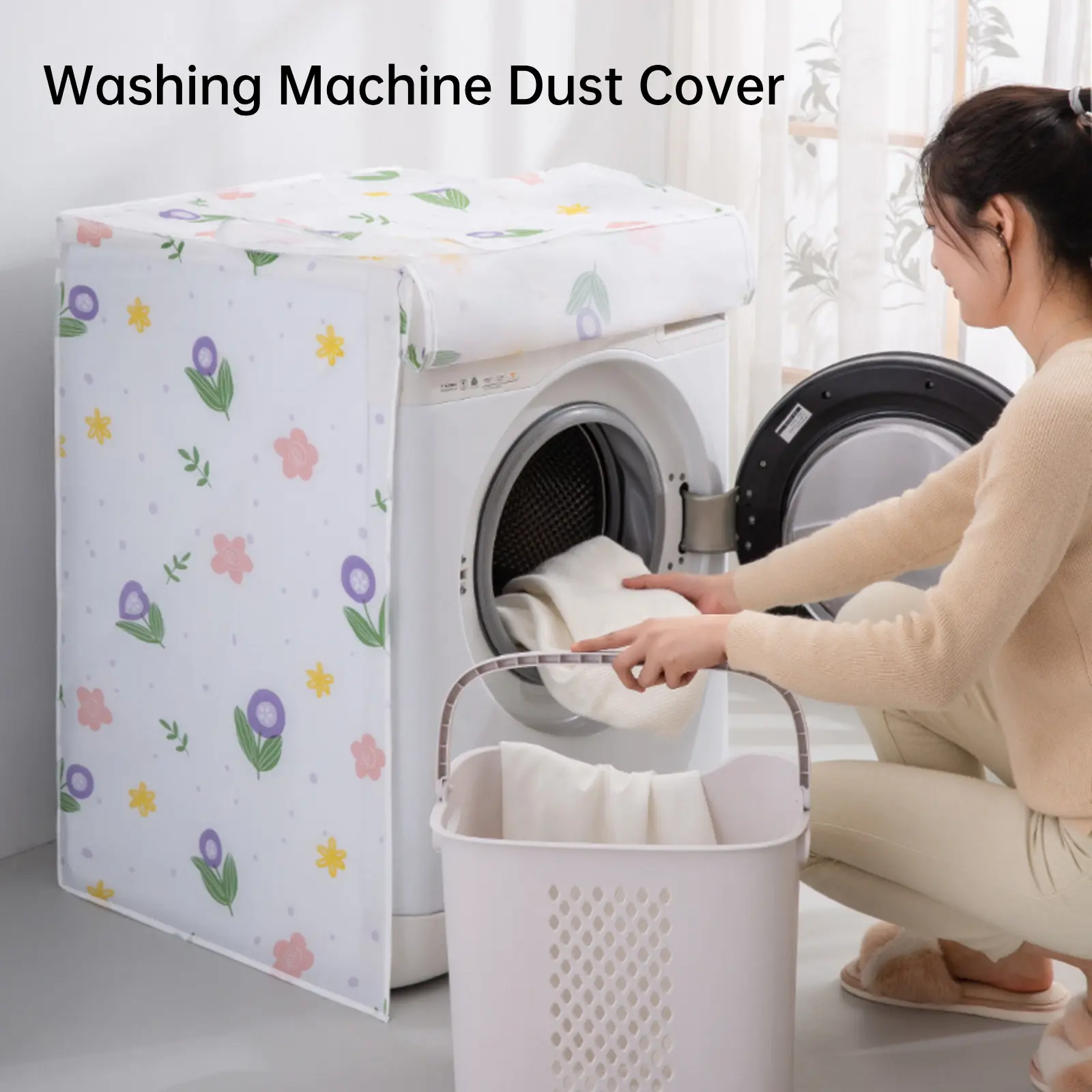 5-12kg Washing Machine Cover Automatic Roller Washer Cover Waterproof ...