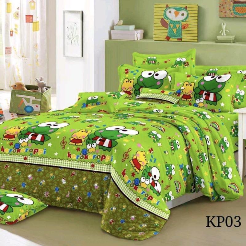 bedcover set motif keropi harga di jamin termurah ukuran lengkap motif di jamin real bisa cod tidak sesuai uang kembali 0