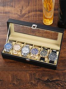 Set de Reloj de Cuarzo Analógico para Hombre con Esfera Redonda, Set de Reloj con Caja, Set de Reloj de Pulsera Elegante para Hombre como Regalo, Ofertas del Día de la Nación