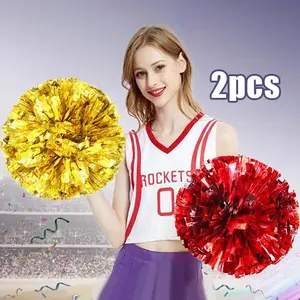 Pompom Cheerleader Rumbai Tari - Sepasang Pom Pom Nari Cheerleader | COD