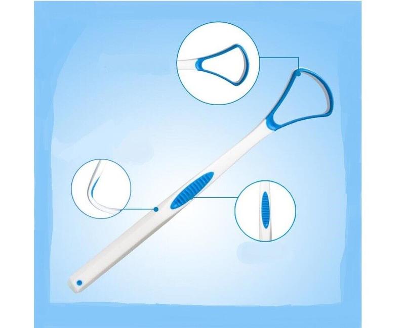 x3 Tongue Scrapers Dental Mouth Cleaner Hygiene Oral Brush Tool Bad Breath Teeth 3