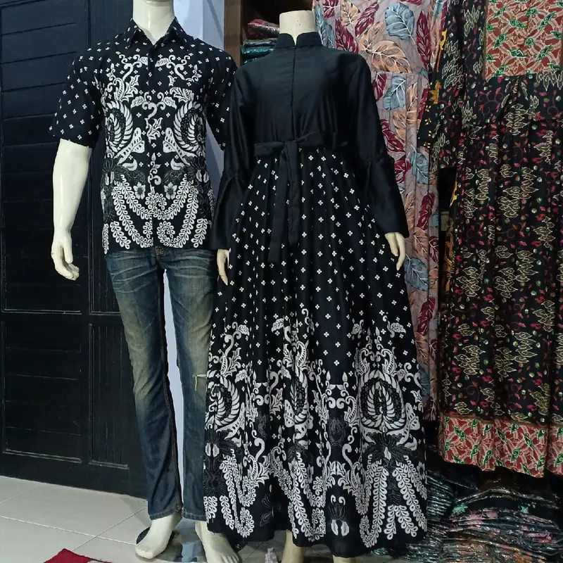 COUPLE GAMIS ALL SIZE KEMEJA PENDEK BALOTELLI SILVER 0