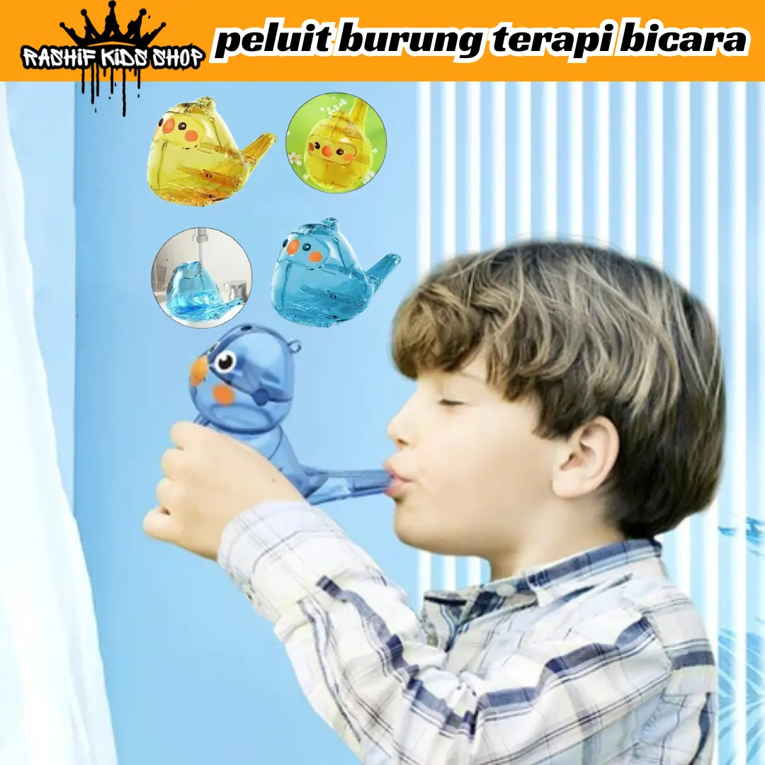 PELUIT AIR peluit burung terapi bicara anak mainan anak P040