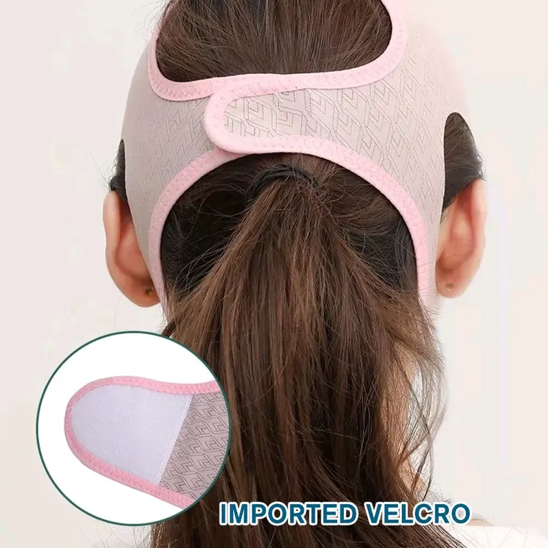 (GARANSI ORI)Korset Wajah V Shape Sensitive skin Perban Pegencang Wajah Permanen Korset Wajah Pipi Pengncang Wajah 4