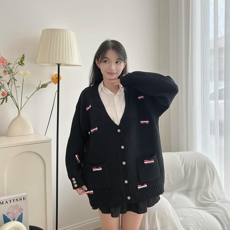 Áo cardigan nơ Giáng sinh 5