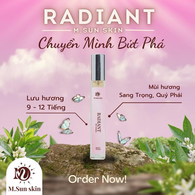 Nước hoa Nữ - RADIANT (Công sở, đi học, đi làm) - Lưu hương 9 - 12 Tiếng (Perfume Women) 1