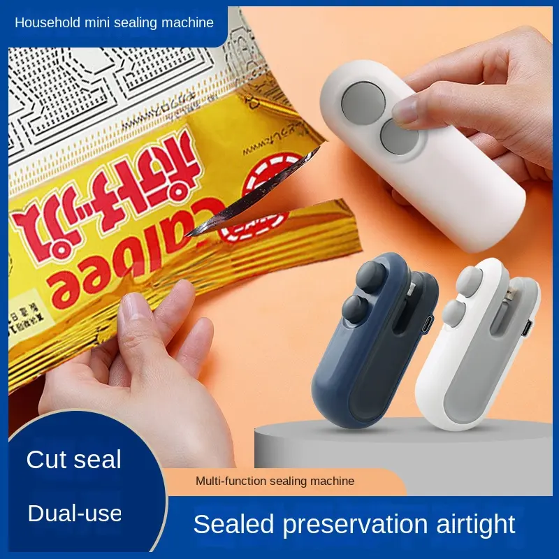 Snack Sealing Machine Small Household Sealing Machine Mini Sealing Machine Hand Pressure Plastic Bag Sealing Artifact