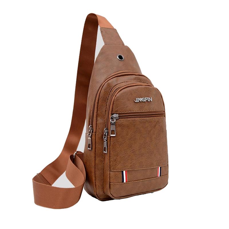 Túi Đeo Vai Nam Chống Trộm Hàng Ngày Túi Tote Đeo Chéo Eo Nhiều Ngăn Kem Túi Bao Tử Bag