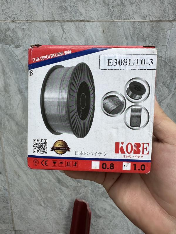 Cuộn dây innox dùng cho máy hàn mig 1kg không dùng khí   Cuộn 0.5kg   