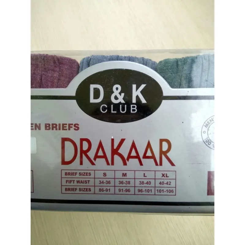 3Pcs Sempak Laki Celana Dalam Pria DRAKAAR Celana dalam pria 3 PCS - CD drakar - Celana Pria - III N3/Q3 | CD D&K Dewasa 3