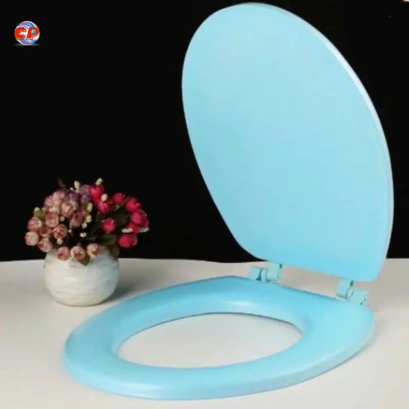 [ 39x34cm ] Bộ nắp đậy bồn cầu xốp đàn hồi chống trơn trượt, êm ái dễ lau chùi vệ sinh tiện lợi Toilet 3
