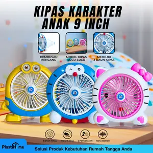 bubugs kipas Angin Karater Kipas angin meja listrik Desk Fan Karakter Portable table fan