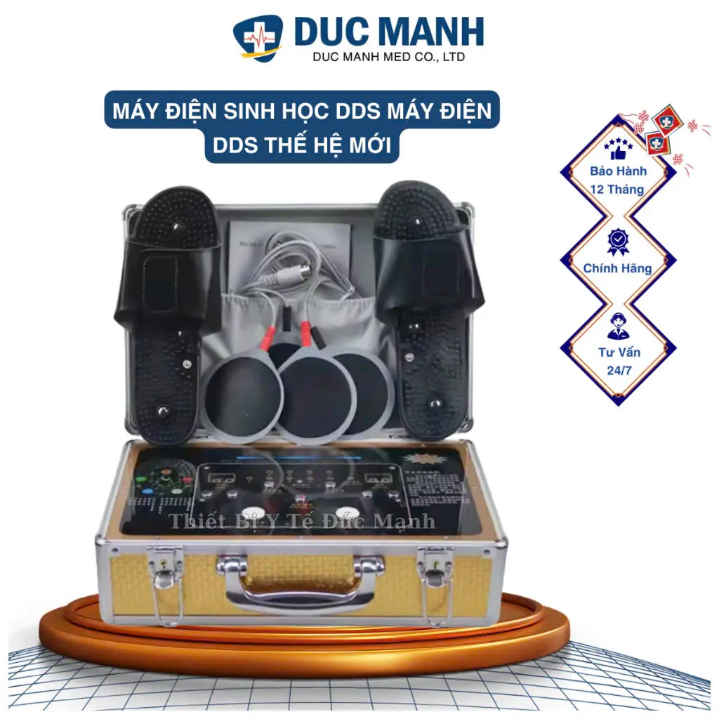 Máy điện sinh học dds thế hệ mới giúp massage trị liệu, lưu thông khí huyết