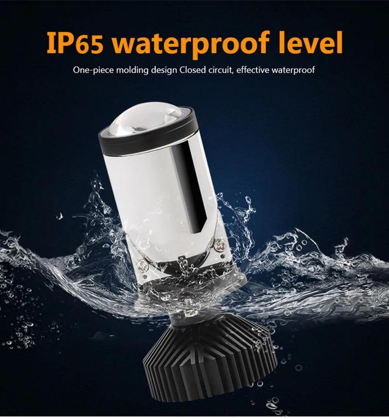 Product Introduction of Y6 Turbo Fan H4 LED Headlights Car H4 Mini Projector Lens 6000K Super Bright 20000LM Hi Lo Beam Bulb LED Lights Car Light Lamp 8