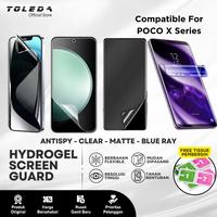 Gambar Toleda Anti Gores Hydrogel Compatible For POCO X Series X7 Pro / X7 / X6 Pro / X6 / X5 Pro / X5 / X3 GT / X3 Pro / X3 NFC | Clear / Matte / Blue Ray / Anti Spy - Clear (Bening), POCO X7 Pro 5G dari Toleda Indonesia Kota Tangerang 1 Tokopedia