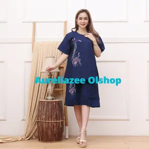 Setelan jeans dewasa muat max 85 kg Bordir Kantong