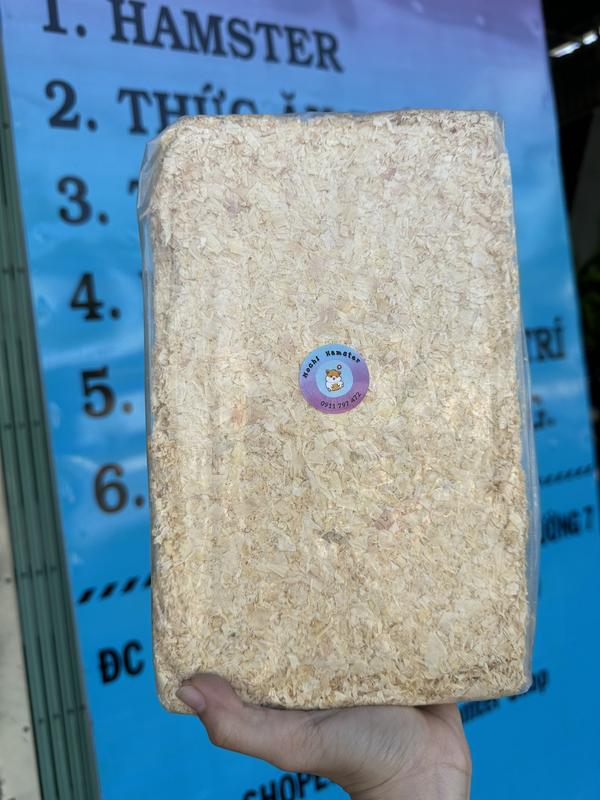  Mùn cưa nén 1kg lót chuồng cho hamster  Đã ray bụi  