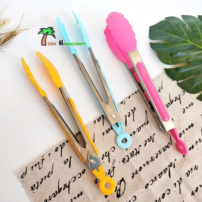 ARENHANDICRAFT Pencapit Makanan Stainless Warna 0