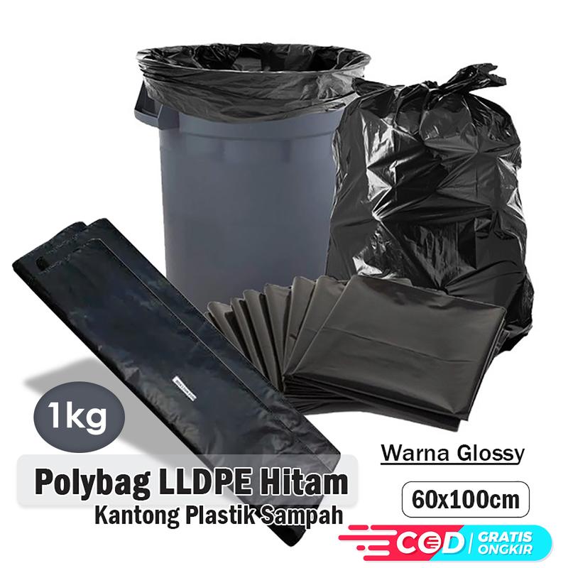 Product Introduction of 1kg Polybag Kantong Plastik Sampah LLDPE Hitam Trashbag Tempat Sampah Plastik 60x100cm Tebal 0.04 0