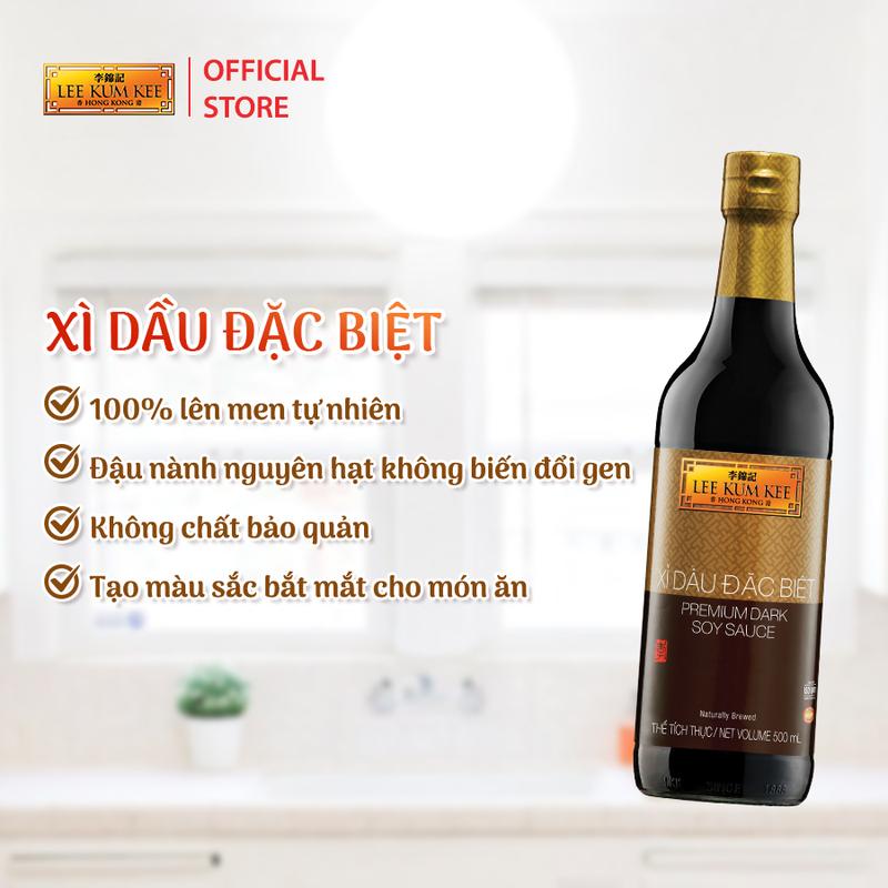 Product Introduction of Xì dầu đặc biệt Lee Kum Kee Premium Dark Soy Sauce 500ml 0